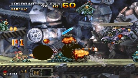 Screenshot Of Metal Slug XX PSP 2010 MobyGames