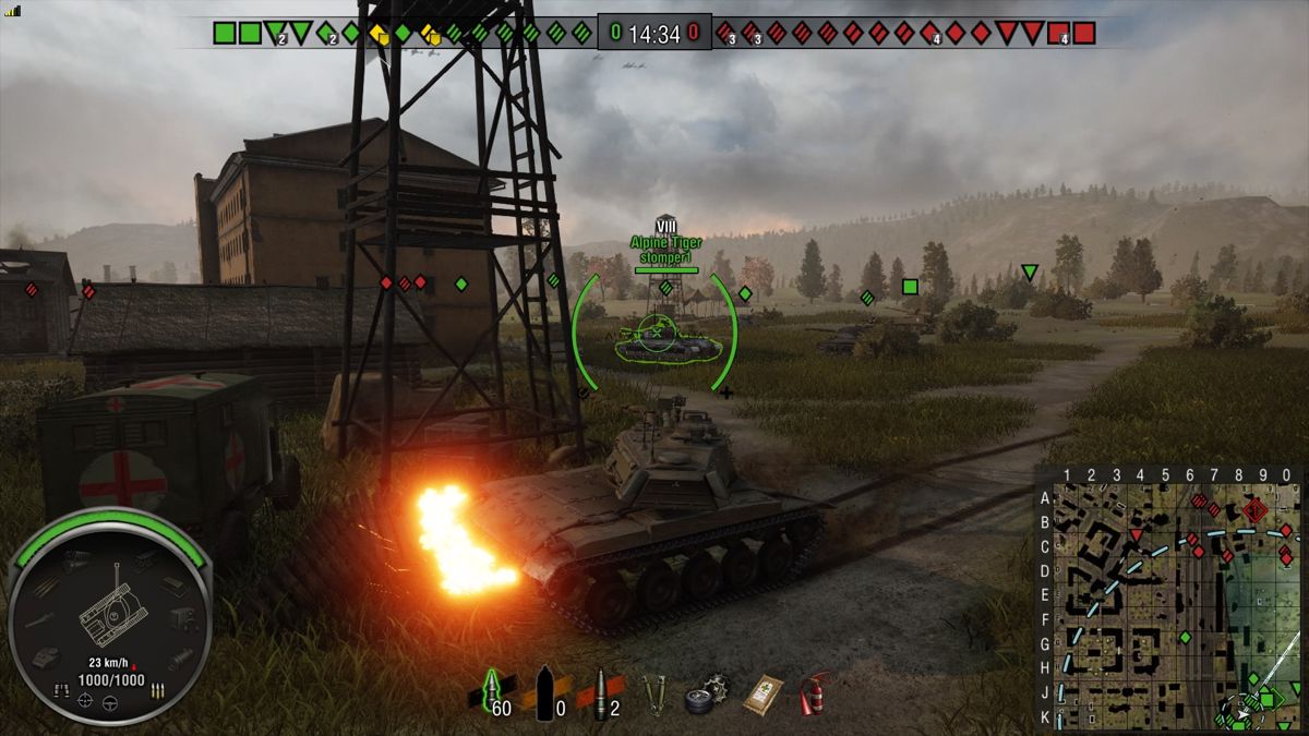 Screenshot Of World Of Tanks Alpine Tiger WZ 111 Ultimate PlayStation