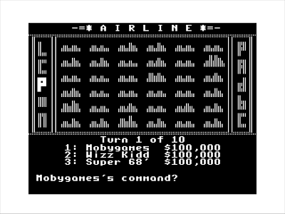 Screenshot Of Airline TRS 80 CoCo 1982 MobyGames