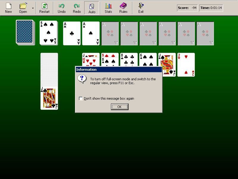 Screenshot Of Solsuite Windows Mobygames