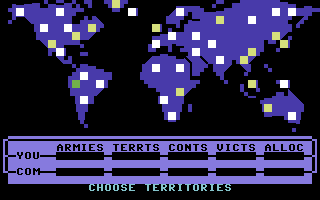 Screenshot Of Empire Commodore 64 1983 MobyGames