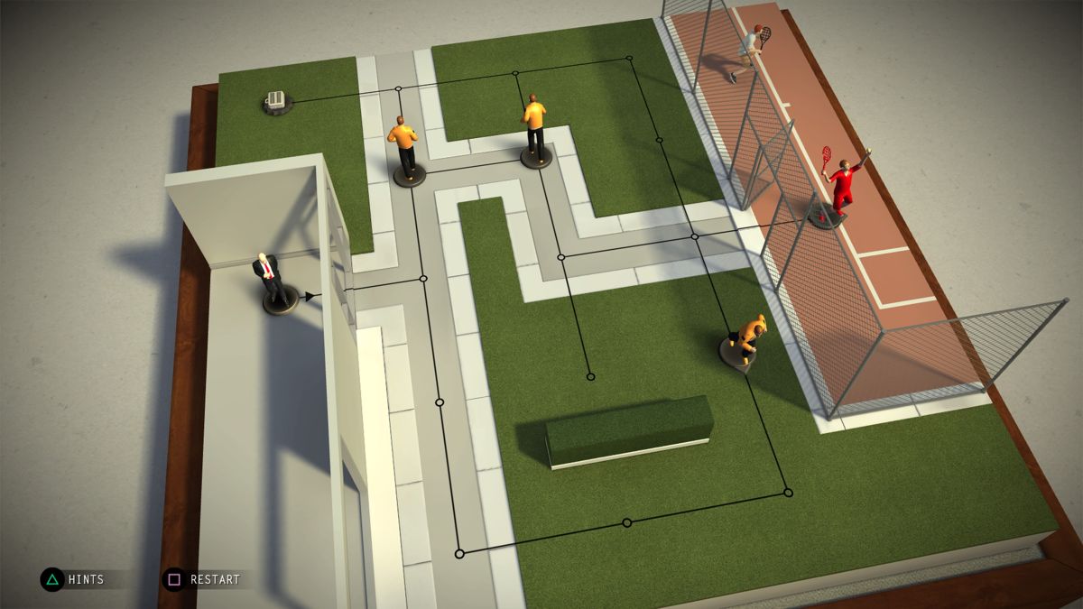 Screenshot Of Hitman GO Definitive Edition PlayStation 4 2016