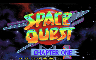 Screenshot Of Space Quest I Roger Wilco In The Sarien Encounter DOS