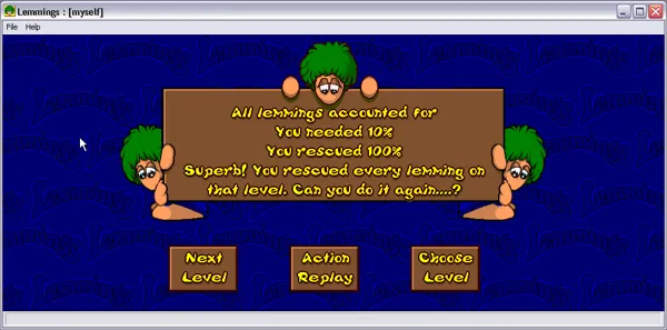 Lemmings 95 🔥 Play online