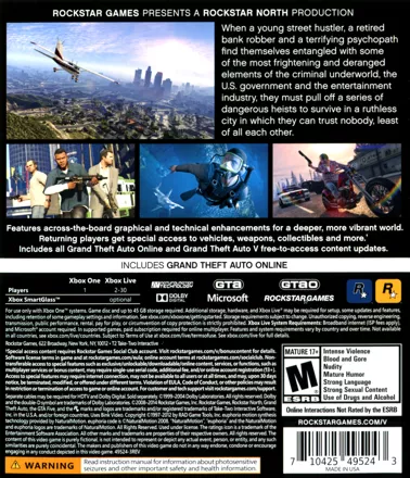 Grand Theft Auto V Standard Edition Xbox One 49524 - Best Buy
