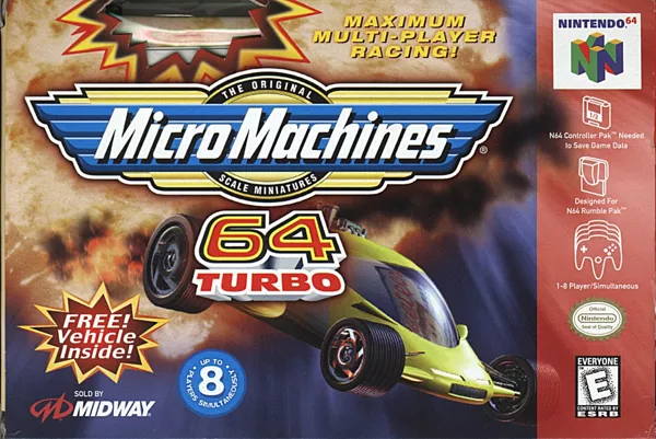 постер игры Micro Machines 64 Turbo
