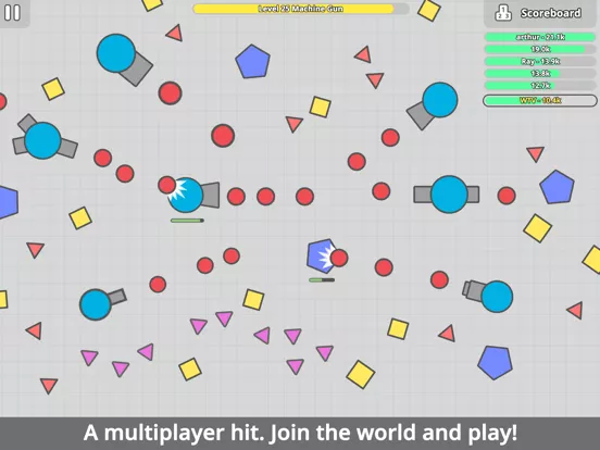 Diep.io - A multiplayer tank shooting game in your browser