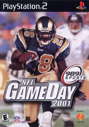 постер игры NFL GameDay 2001