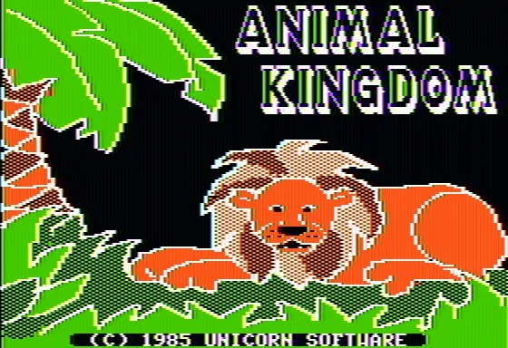 The Wonders of The Animal Kingdom 1985 MobyGames