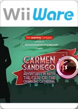 постер игры Carmen Sandiego Adventures in Math: The Case of the Crumbling Cathedral
