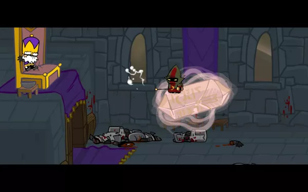 castle crashers evil wizard character