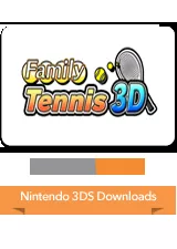 постер игры Family Tennis 3D