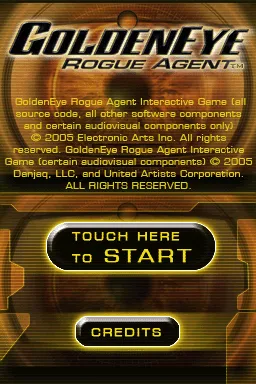 007 - GOLDENEYE - ROGUE AGENT (PAL) - FRONT