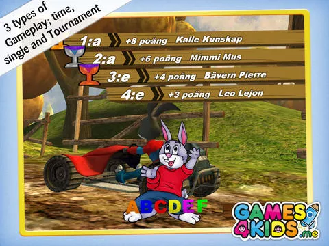 Reader Rabbit Kart Racing (2013) - MobyGames