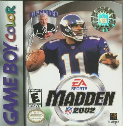 August 21, 2001 New Release: Madden NFL 2002 