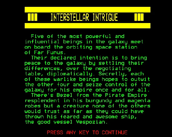 A*s  Interstellar Intrigue (1983) - MobyGames