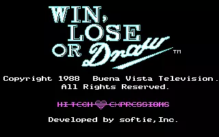 Win, Lose, or Draw (Game) - Giant Bomb