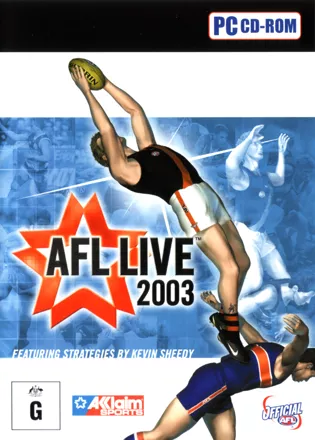 постер игры AFL Live 2003
