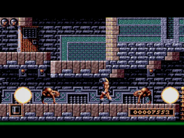 Gods gameplay (PC Game, 1991) 