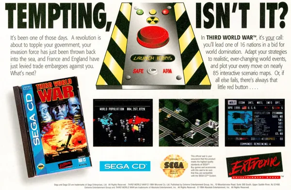 Third World War (1993) - MobyGames