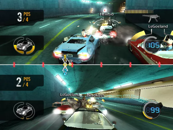 CORRIDA E BATTLE ROYALE DE CARROS - PS2 - 187 Ride or Die 