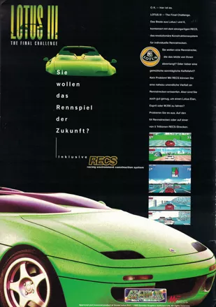 Lotus Esprit Turbo Challenge (1990) - MobyGames