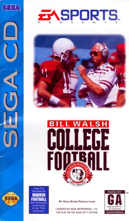постер игры Bill Walsh College Football 
