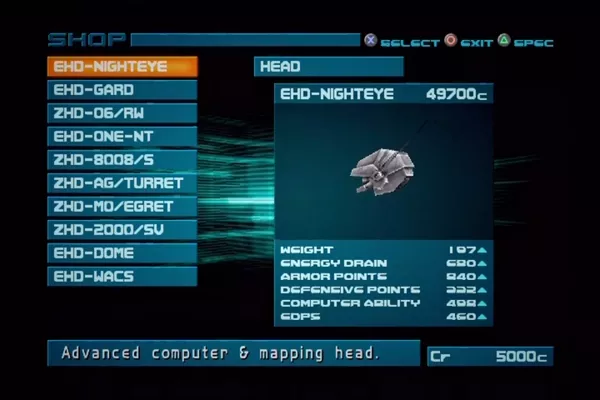 Screenshot of Armored Core 2 (PlayStation 2, 2000) - MobyGames