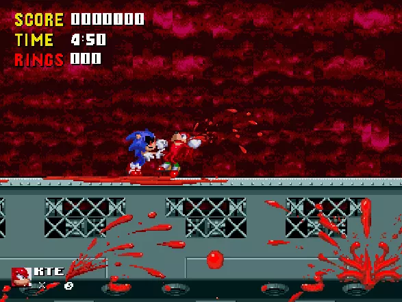 Screenshot of Sonic.EXE: The Game (Windows, 2012) - MobyGames