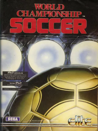 World Championship Soccer for the Sega Genesis - 1989 