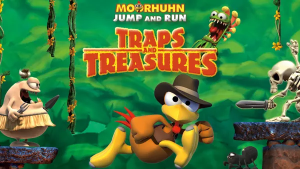 постер игры Moorhuhn: Jump and Run - Traps and Treasures