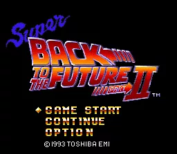 Super Back to the Future Part II (1993) - MobyGames