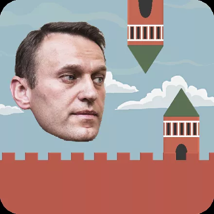 постер игры Flappy Navalny: Over the Kremlin