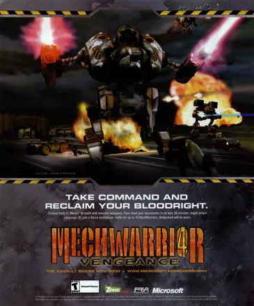 MechWarrior 4: Vengeance (2000) - MobyGames MechWarrior 4: Vengeance (2000) - MobyGames