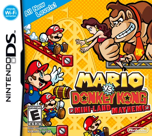 постер игры Mario vs. Donkey Kong: Mini-Land Mayhem!