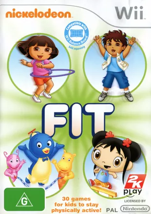 постер игры Nickelodeon Fit