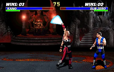 Kano in Mortal Kombat 3 (PC Mugen) - 100% Difficulty, tournament