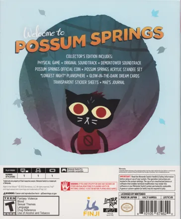 Night in the Woods (Collector's Edition) box covers - MobyGames