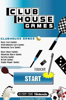 Clubhouse Games Nintendo DS Used