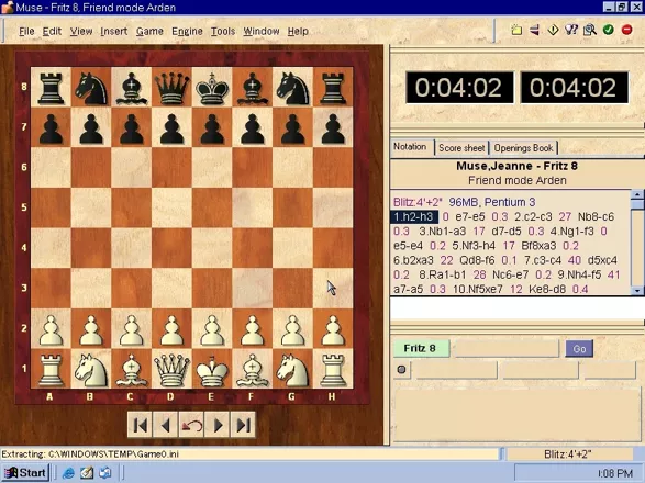 Fritz 8 Chessbase Chess - juego para PC Dvd-rom Edition Spain