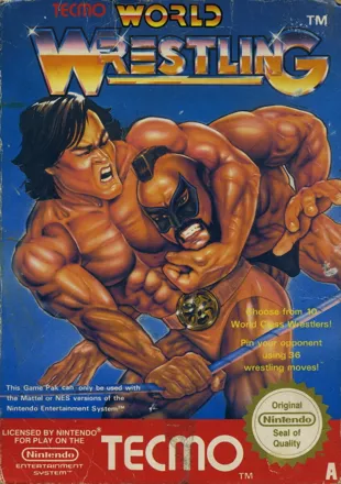 постер игры Tecmo World Wrestling