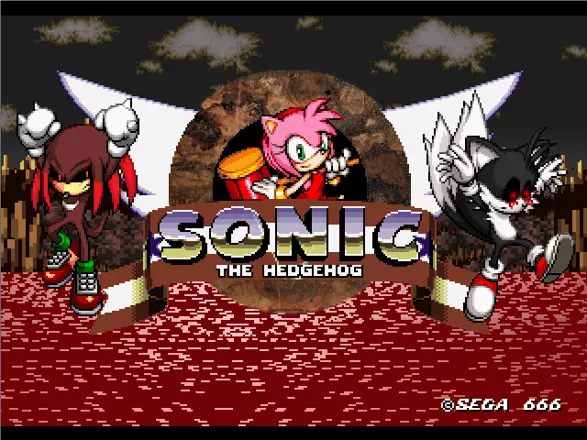 Screenshot of Sonic.EXE: The Game (Windows, 2012) - MobyGames