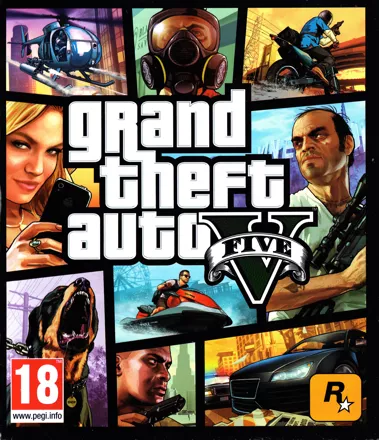 Xbox 360 - (GTA 5) Grand Theft Auto V 2 Disc Set w/ Manual -Tested -No Map