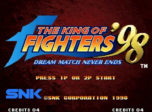 The King of Fighters '98 - The Slugfest / King of Fighters '98 - dream  match never ends - Arcade - Commands/Moves 