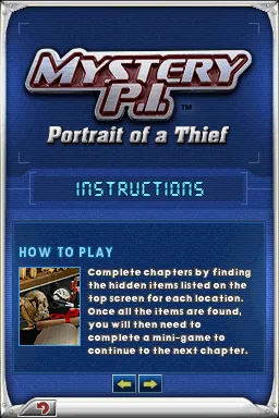 Mystery P.I.: Portrait of a Thief (2008) - MobyGames