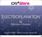 постер игры Electroplankton: Marine-Crystals