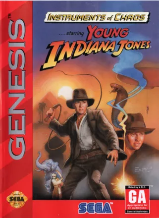 постер игры Instruments of Chaos Starring Young Indiana Jones