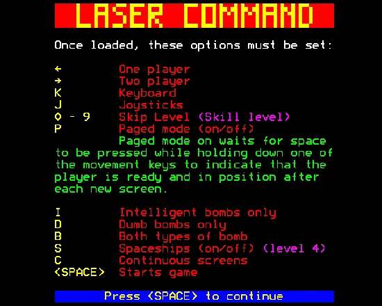 ー Laser Command (1982) - MobyGames