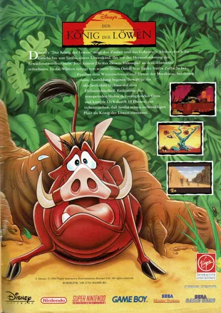 The Lion King (1994) - MobyGames