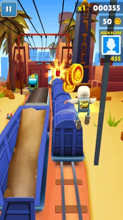 Update History Screenshots of NinJump HD, Subway Surfers, and Foursqure